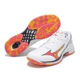  GIÀY MIZUNO WAVE CLAW 3 - TRẮNG CAM ĐEN 