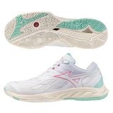  GIÀY MIZUNO WAVE FANG 2 - TRẮNG HỒNG XANH MINT 