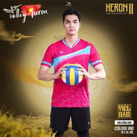  ĐỒNG PHỤC NAM BEYONO HERON 2 - HỒNG ĐẬM 