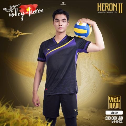  ĐỒNG PHỤC NAM BEYONO HERON 2 - ĐEN 