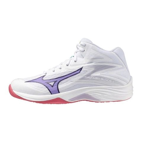  GIÀY MIZUNO THUNDER BLADE MID - TRẮNG HỒNG TÍM 