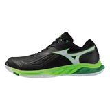  GIÀY MIZUNO WAVE FANG 2 - ĐEN XANH LÁ 