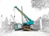 Có sẵn: Xe Cẩu Bánh Lốp 50 Tấn Kobelco RK500-2