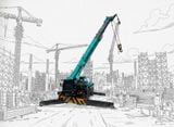 Xe Cẩu Bánh Lốp 50 Tấn Kobelco RK500-2 sẵn kho Hà Nội