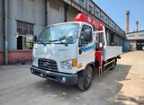 Xe Hyundai gắn cẩu 3 tấn thùng 4m