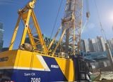Cẩu bánh xích 80 tấn Kobelco 7080 đời 1996