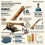 Cần cẩu địa hình gồ ghề KOBELCO RK250-2