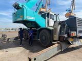 Cẩu trục bánh lốp cũ 25 tấn KOBELCO RK250-6 đời 2003