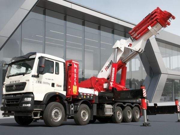 Phân tích thông số cẩu Sunhunk 60 tấn