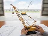 Mô hình Cẩu xích 50 tấn XCMG