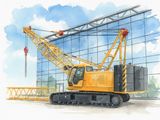 Xe Cẩu bánh xích 85 tấn XCMG
