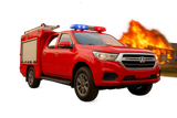 Xe chữa cháy cứu hỏa 1 khối