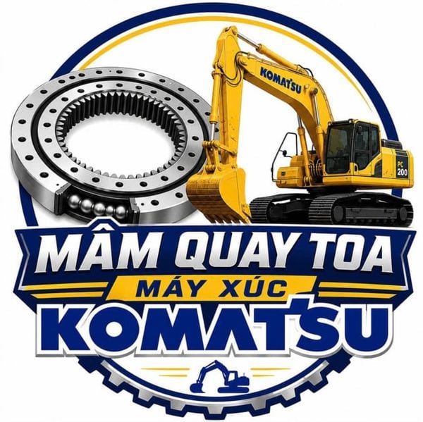 Mâm quay toa máy xúc Komatsu