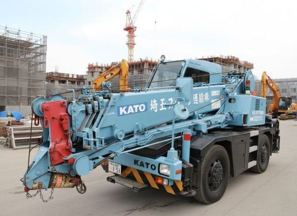 Bán Cẩu bánh lốp 13 tấn Kato KRM13H-2 nhập Nhật đời 2009 cũ