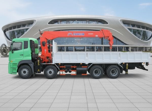 UD Truck 4 chân lắp cẩu Kanglim 12 tấn
