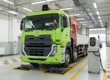Xe UD Truck 4 chân lắp cẩu Kanglim 12 tấn