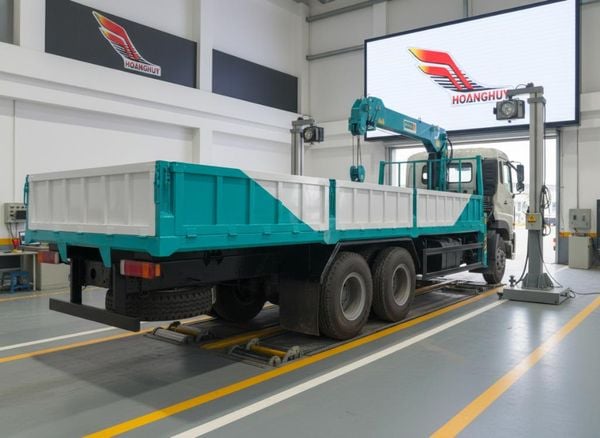 XE 3 CHÂN GẮN CẨU HYUNDAI 5 TẤN HLC5014