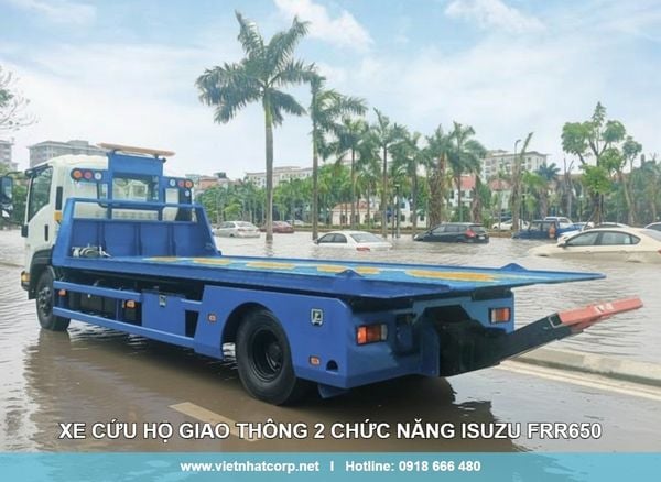 Xe cứu hộ giao thông 2 chức năng ISUZU FRR650