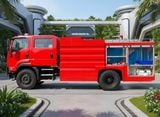 Xe chữa cháy 6 khối Isuzu FVR34