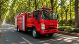 xe chữa cháy Isuzu 4 khối cabin đôi