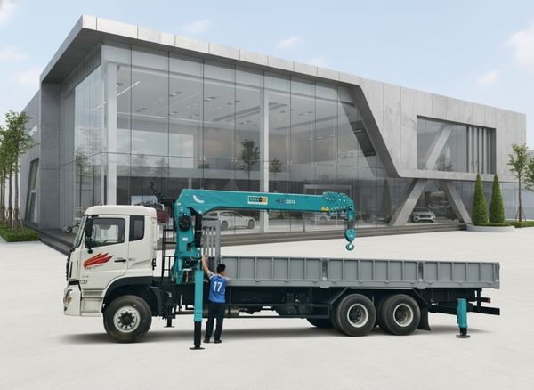 Dongfeng DFL1250A13 gắn cẩu 8 tấn