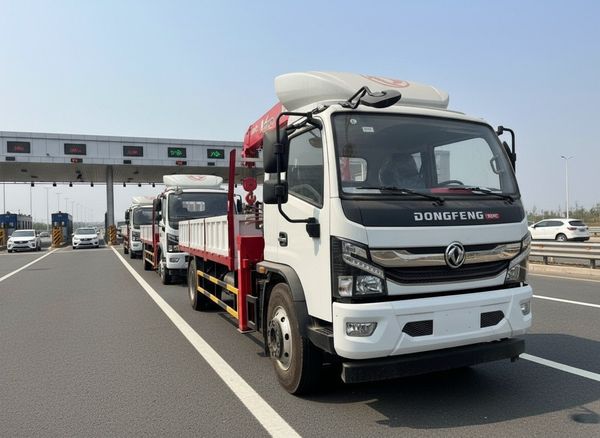 Xe cẩu tự hành 5 tấn Unic gắn Dongfeng D8