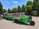 Xe thu gom rác chạy điện thùng inox 3 bánh Mingma l