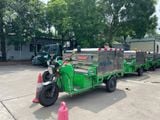 Xe thu gom rác chạy điện thùng inox 3 bánh Mingma l