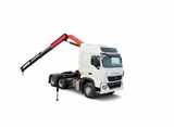 Đầu kéo Howo gắn cẩu Palfinger 10 tấn PK23500C