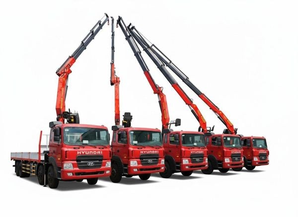 Xe Hyundai HD320 gắn cẩu Palfinger PK23500