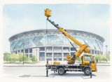 Xe nâng người dạng ô tô 28m XCMG
