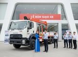 Xe cẩu tự hành ISUZU FVZ Gắn Cẩu Kanglim KS2056