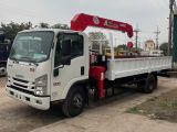 Xe tải gắn cẩu 3 tấn Isuzu NQR URV375 giao hàng 30 ngày