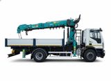 Xe cẩu 8 tấn gắn khoan cột điện HLC-8026