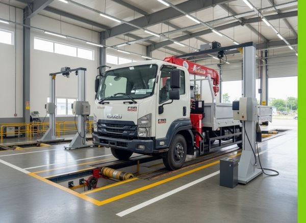 Xe tải Isuzu FRR 5 tấn Cẩu URV375K 2025