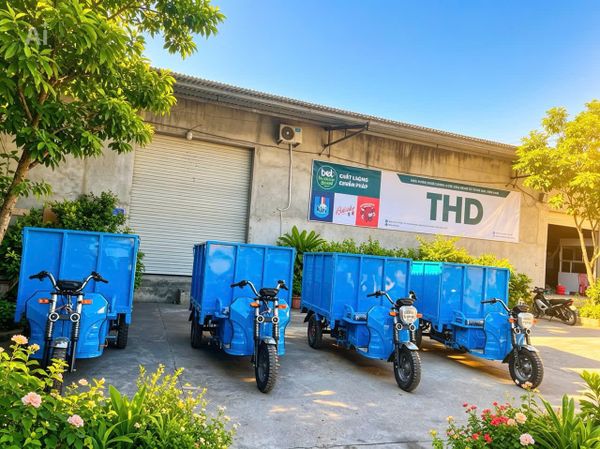 Xe Tải Điện Ben Tự Đổ 3 Bánh 900kg Nhập Khẩu 2026