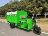 xe thu gom rác chạy điện 2 khối