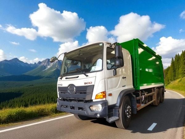 Xe ép rác 22 khối Hino