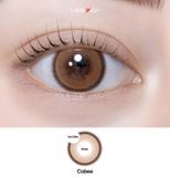 Lens 1 tháng Cobee Beige nâu cam ánh be tự nhiên Myfipn tại Lens Xoắn