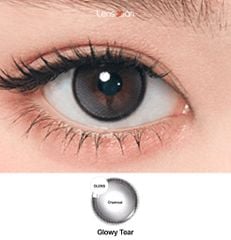 Lens 1 ngày Glowy Tear Charcoal - OLENS