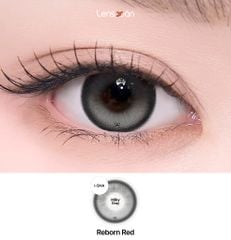 Lens 1 ngày Reborn Red Milky Gray - I-Sha