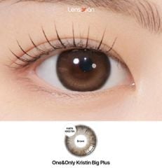 Lens 1 ngày One&Only Big Plus 13.8 Brown - HAPA KRISTIN