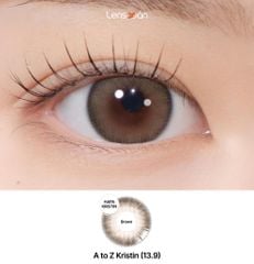Lens 1 ngày A to Z Kristin 13.9 Brown - HAPA KRISTIN