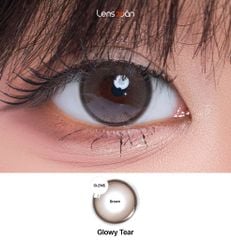 Lens 1 ngày Glowy Tear Brown - OLENS