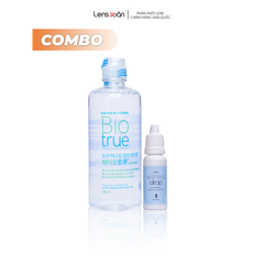 BIOTRUE Combo Ngâm 300ml và Nhỏ mắt OLOLA