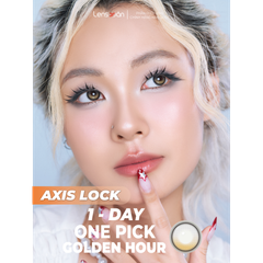 Lens 1 ngày One Pick Axis Lock Golden Hour - I-Girl
