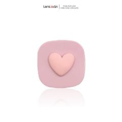 Hộp đựng lens vuông Trái Tim