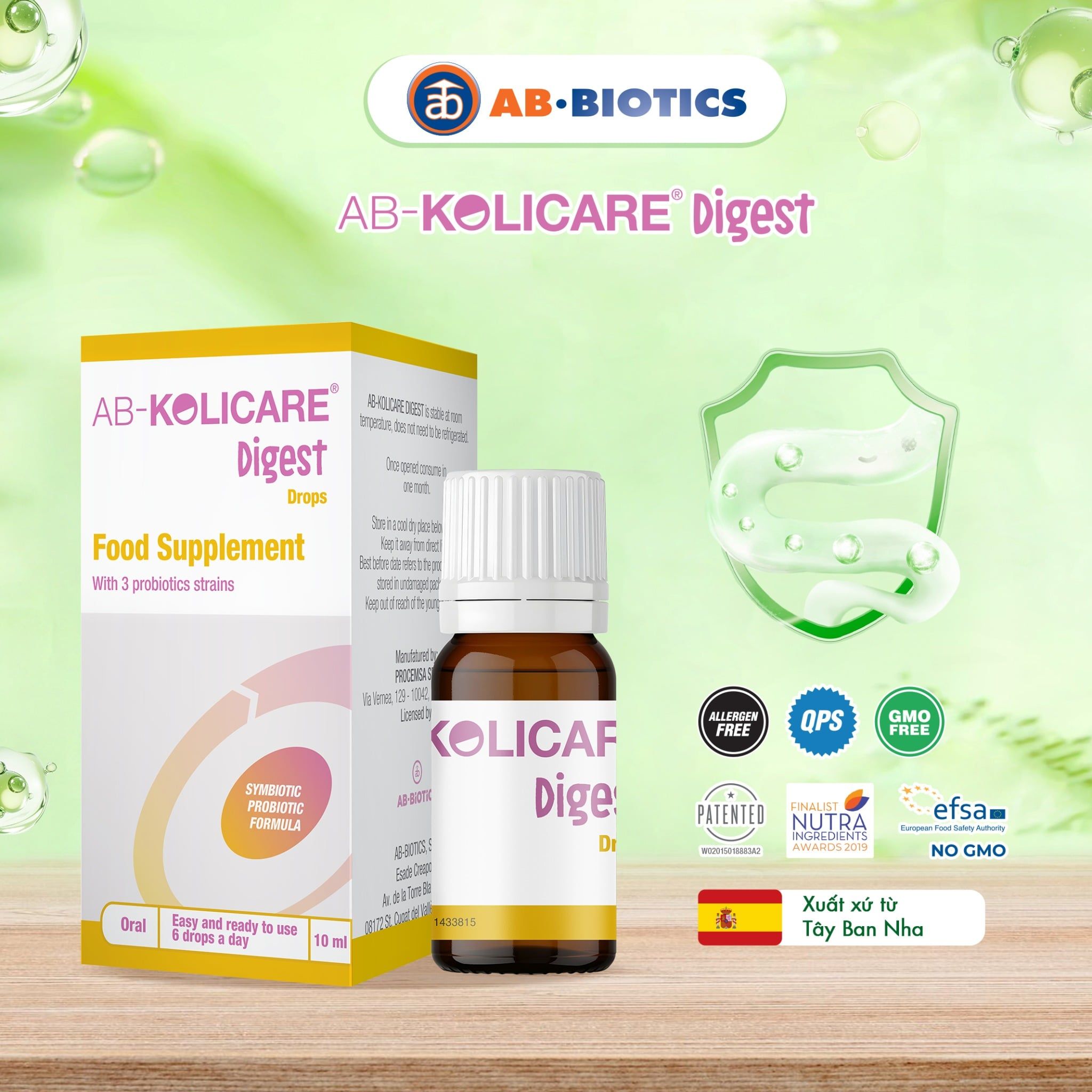  AB - Kolicare Digest: Men Vi Sinh Cho Trẻ Tiêu Chảy Do Loạn Khuẩn, Dùng Kháng Sinh, Rota Virus 