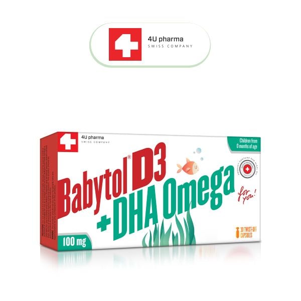  Babytol D3+DHA Omega for you! Hỗ Trợ Phát Triển Thị Lực, Hỗ Trợ Phát Triển Não Bộ, Hỗ Trợ Phát Triển Xương và Răng 