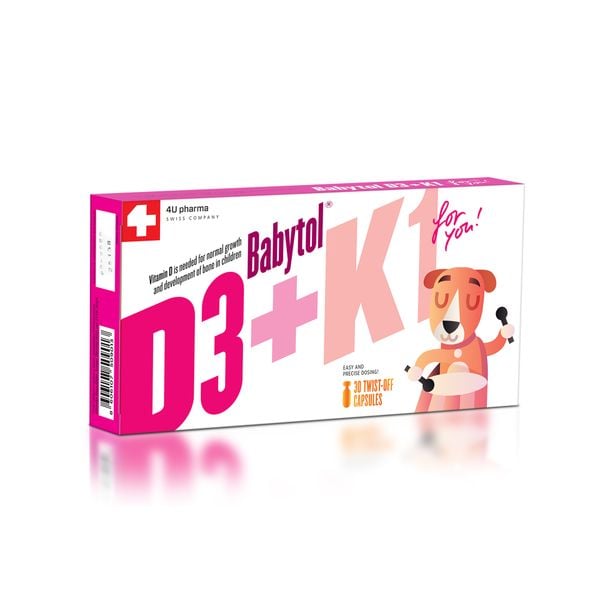  Babytol D3+K1 for you! Phòng Ngừa Còi Xương, Phòng Ngừa Xuất Huyết Muộn Ở Trẻ 